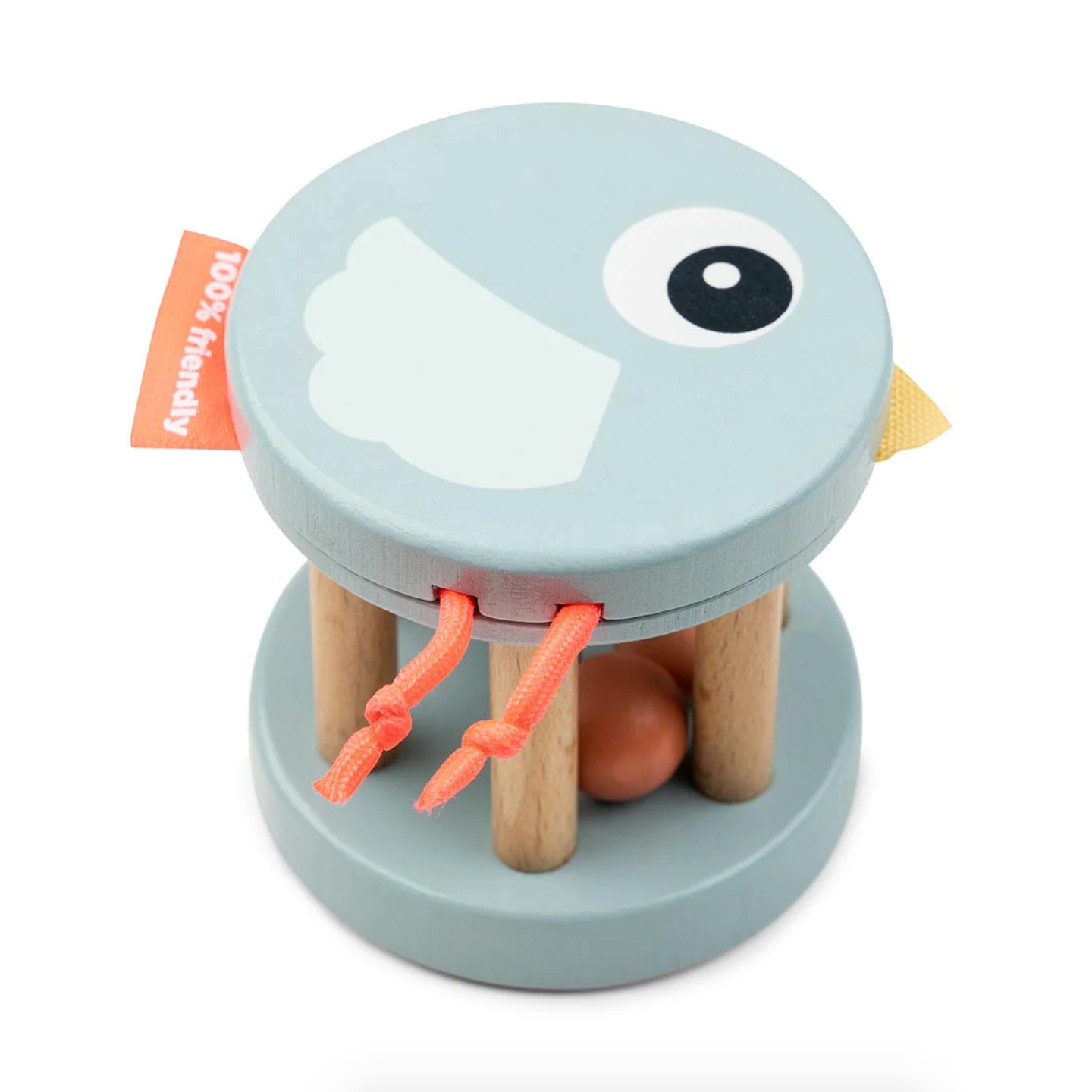 Wooden Bell Rattle
