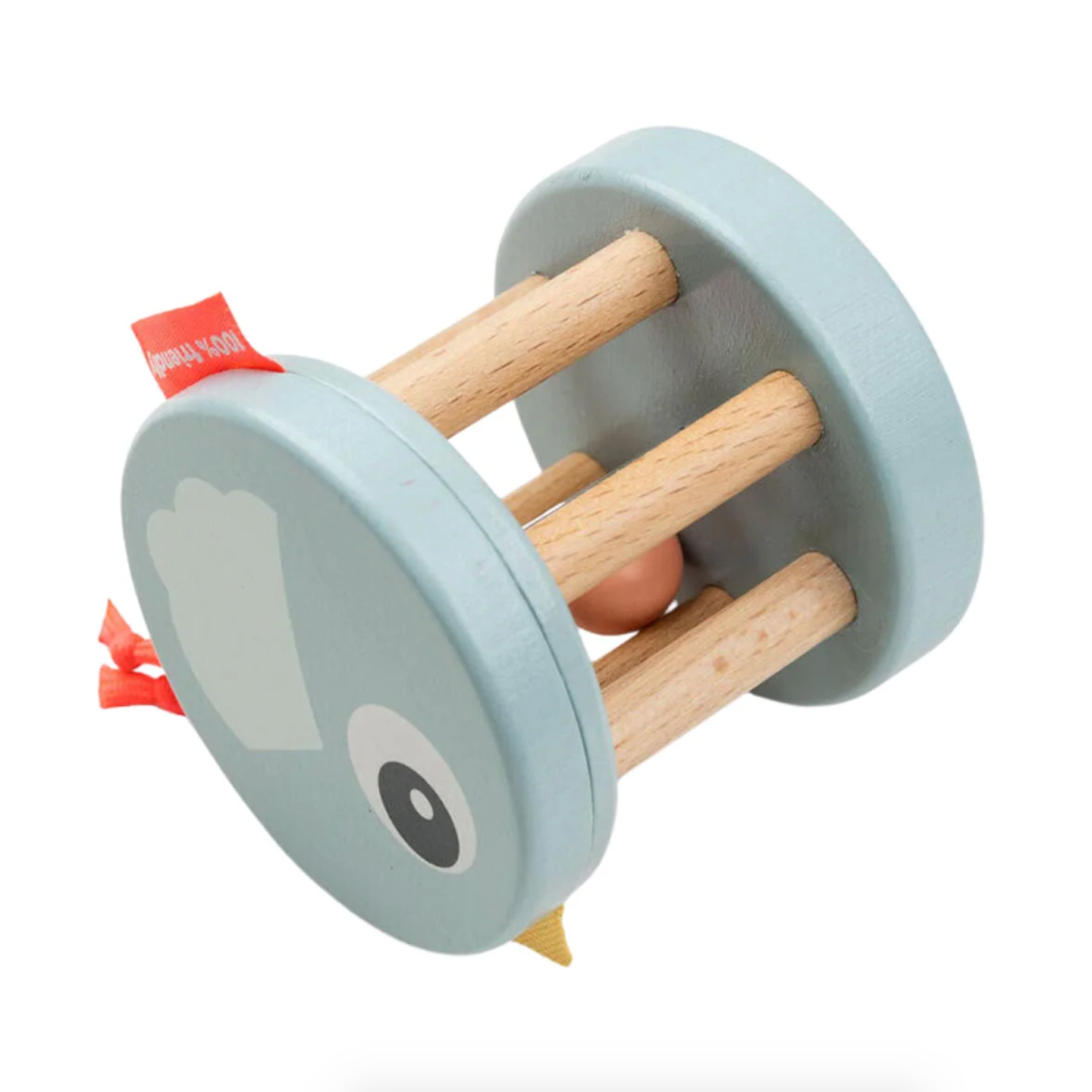 Wooden Bell Rattle