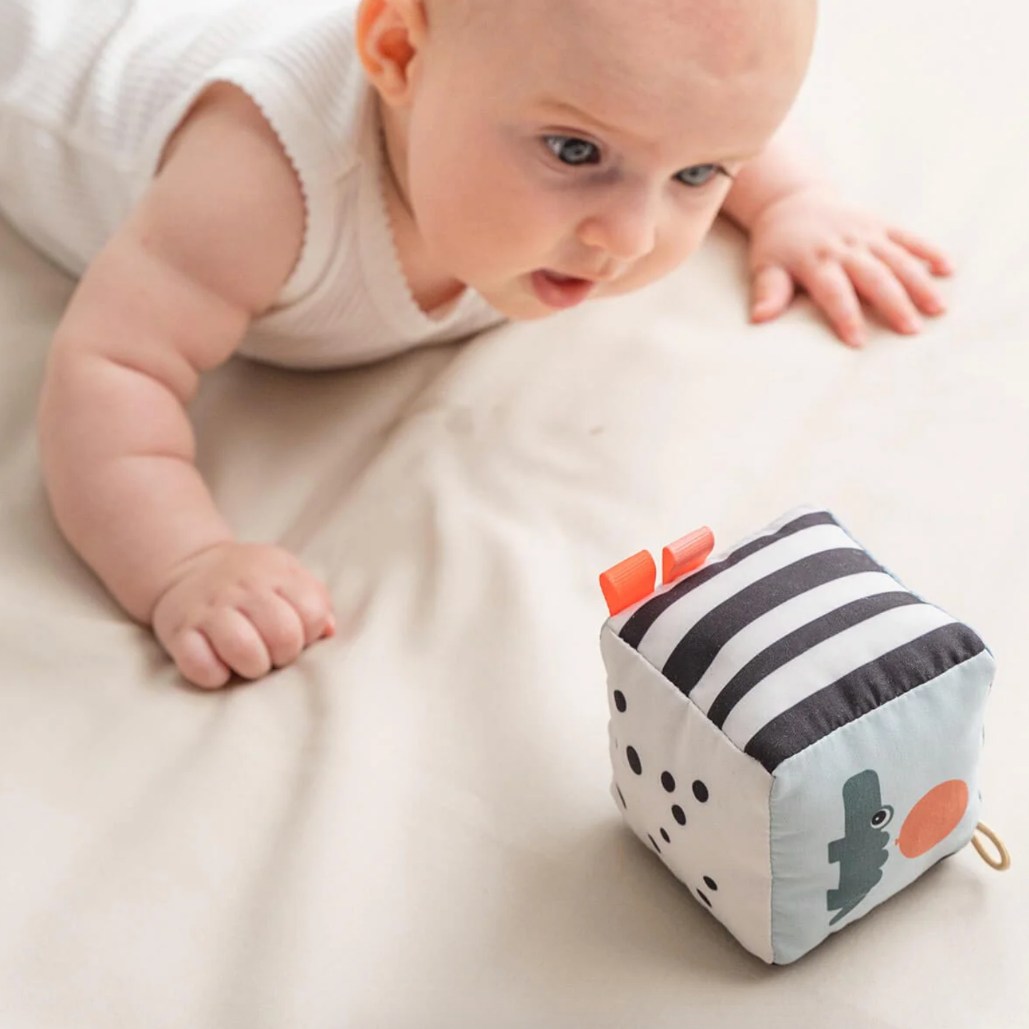 Contrast Baby Cube