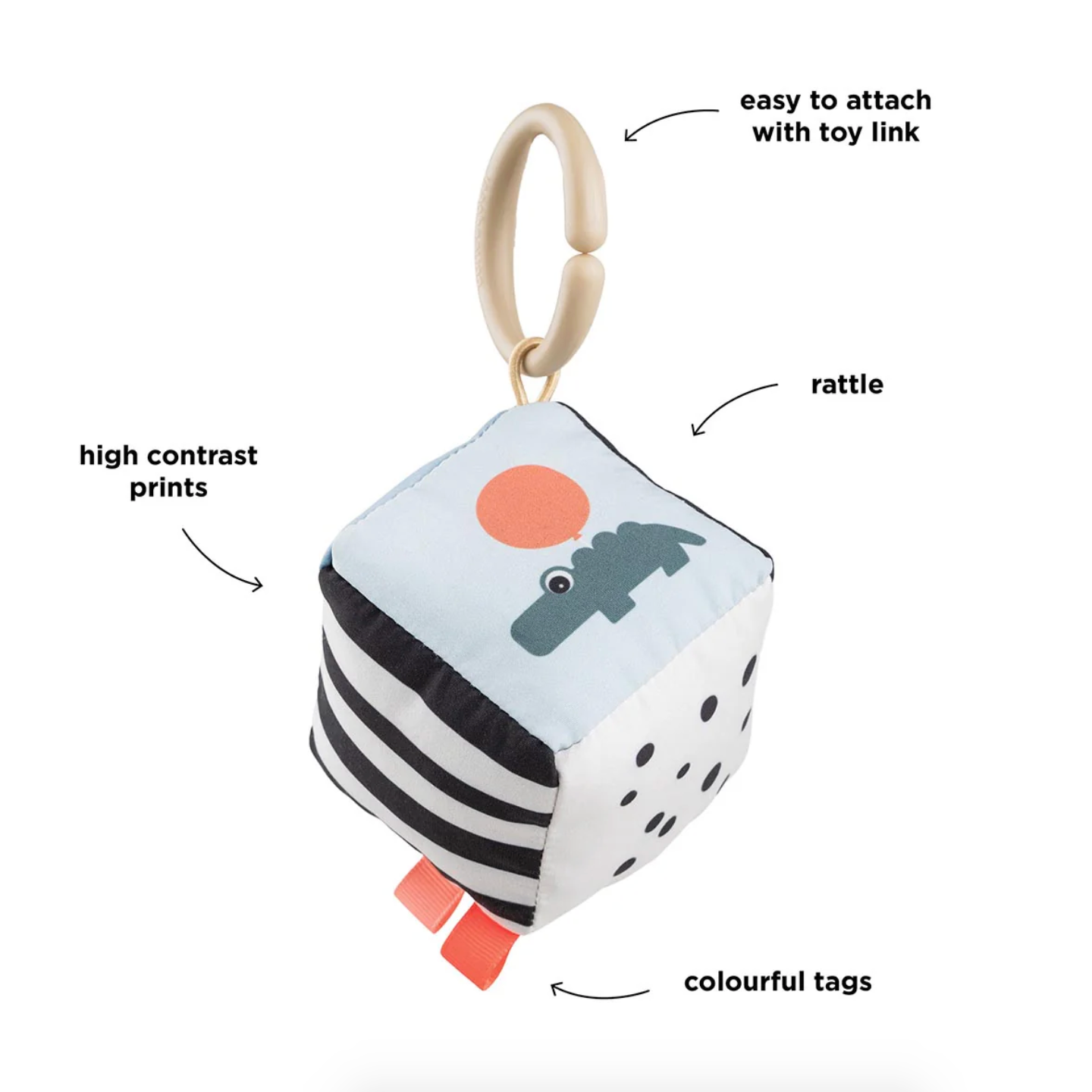 Contrast Baby Cube