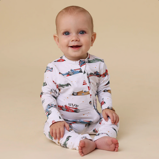 Little Racers Organic Snugglesuit
