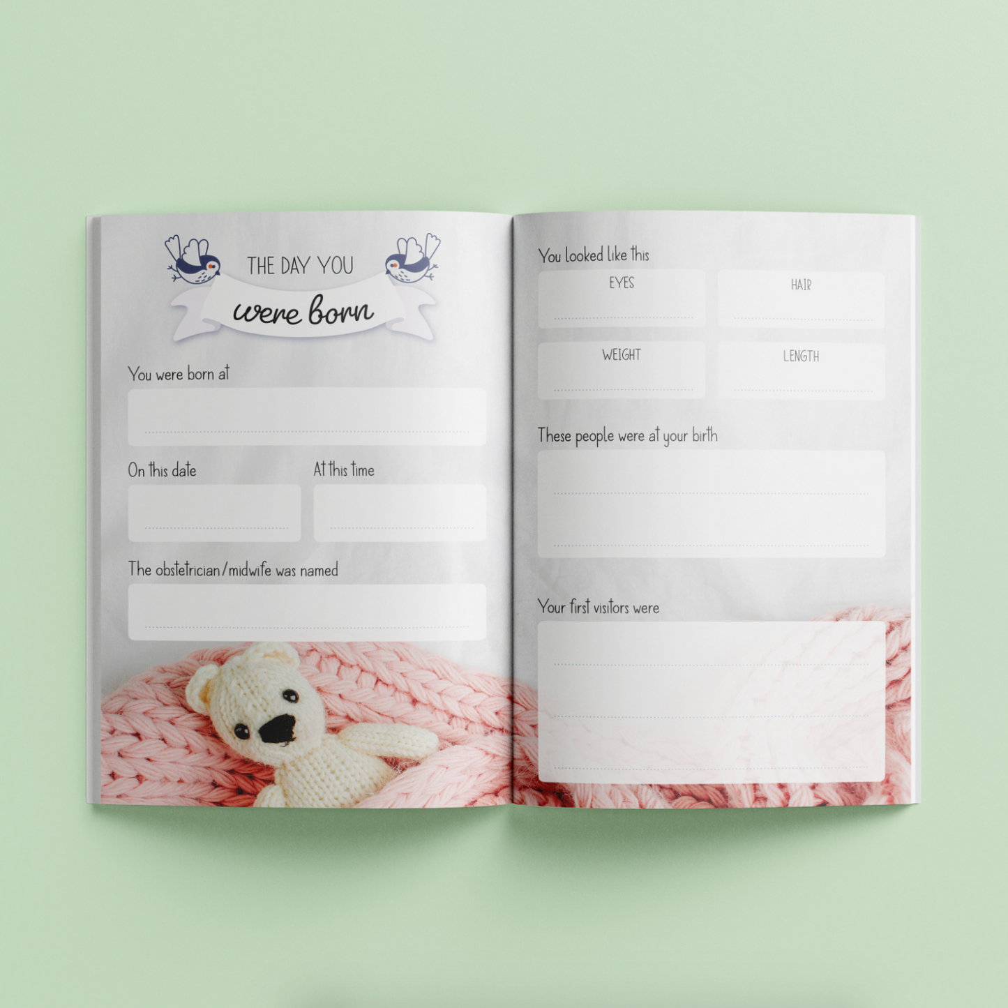 Baby Milestone Cards