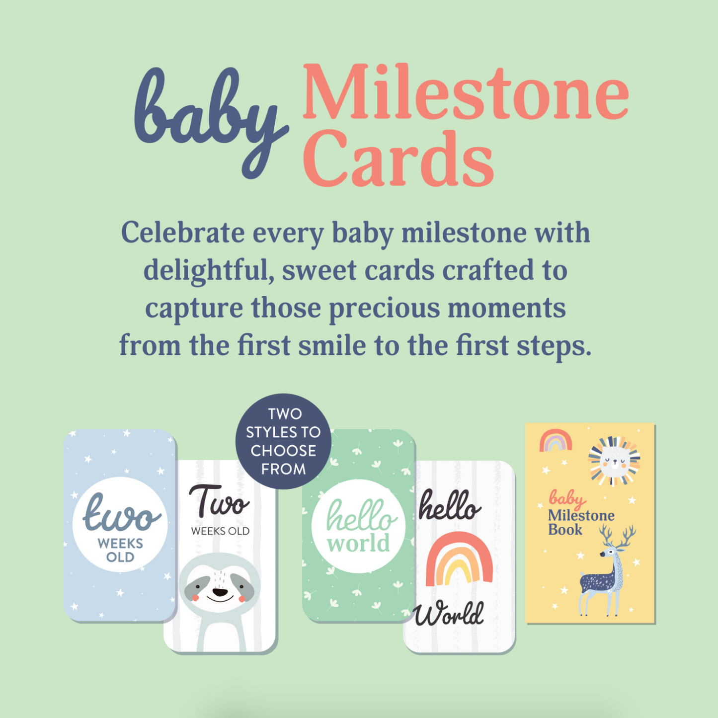 Baby Milestone Cards