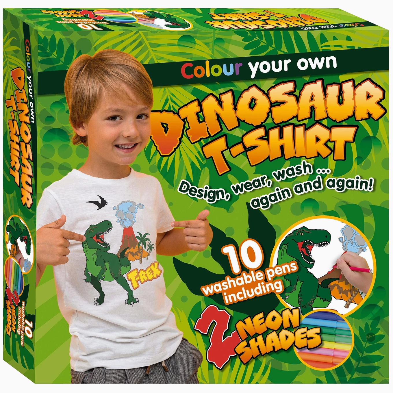 Colour Your Own Dinosaur T-Shirt