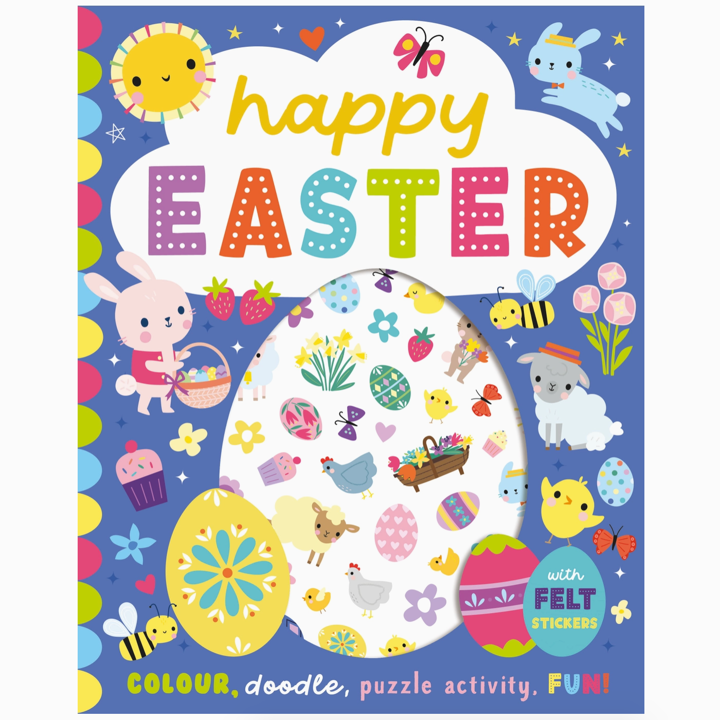 Happy Easter Felt Sticker Activity Book