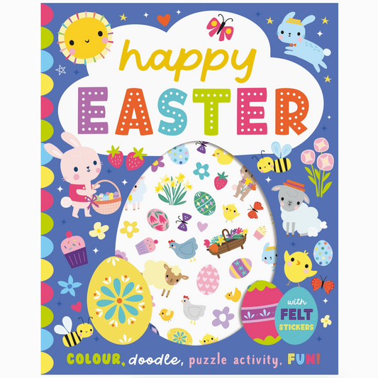 Happy Easter Felt Sticker Activity Book