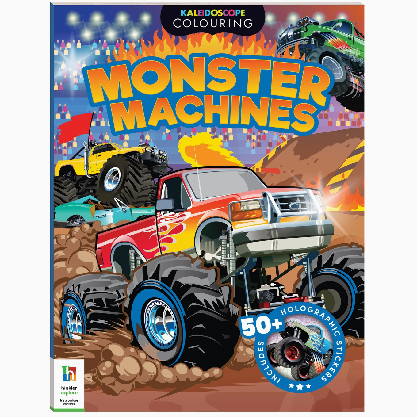 Sticker & Colouring Monster Trucks