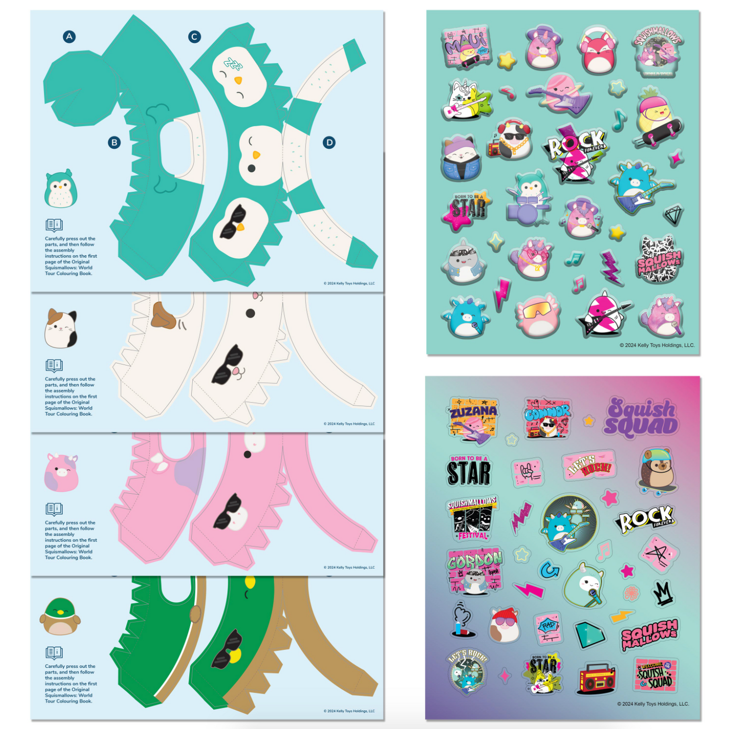 Squishmallows Creative Colouring Kit