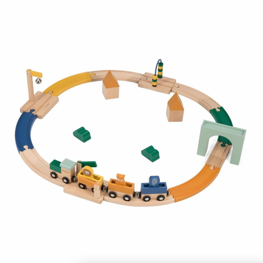 Wooden Railway Set