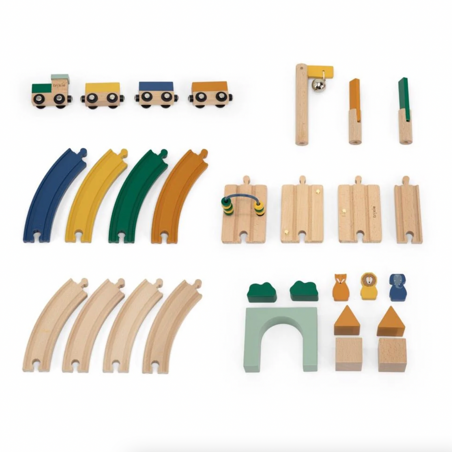 Wooden Railway Set