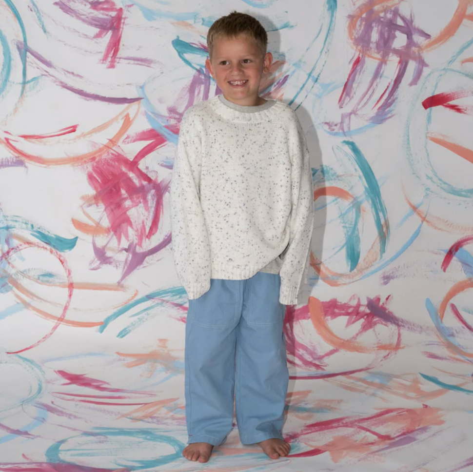 Organic Funfetti Knit Pull Over
