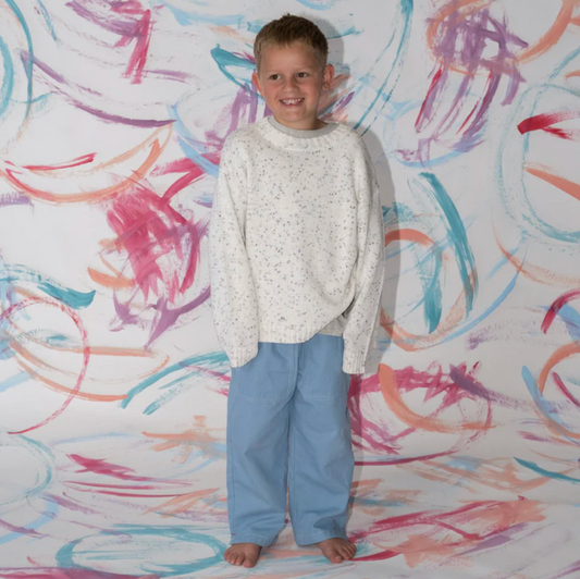 Organic Funfetti Knit Pull Over