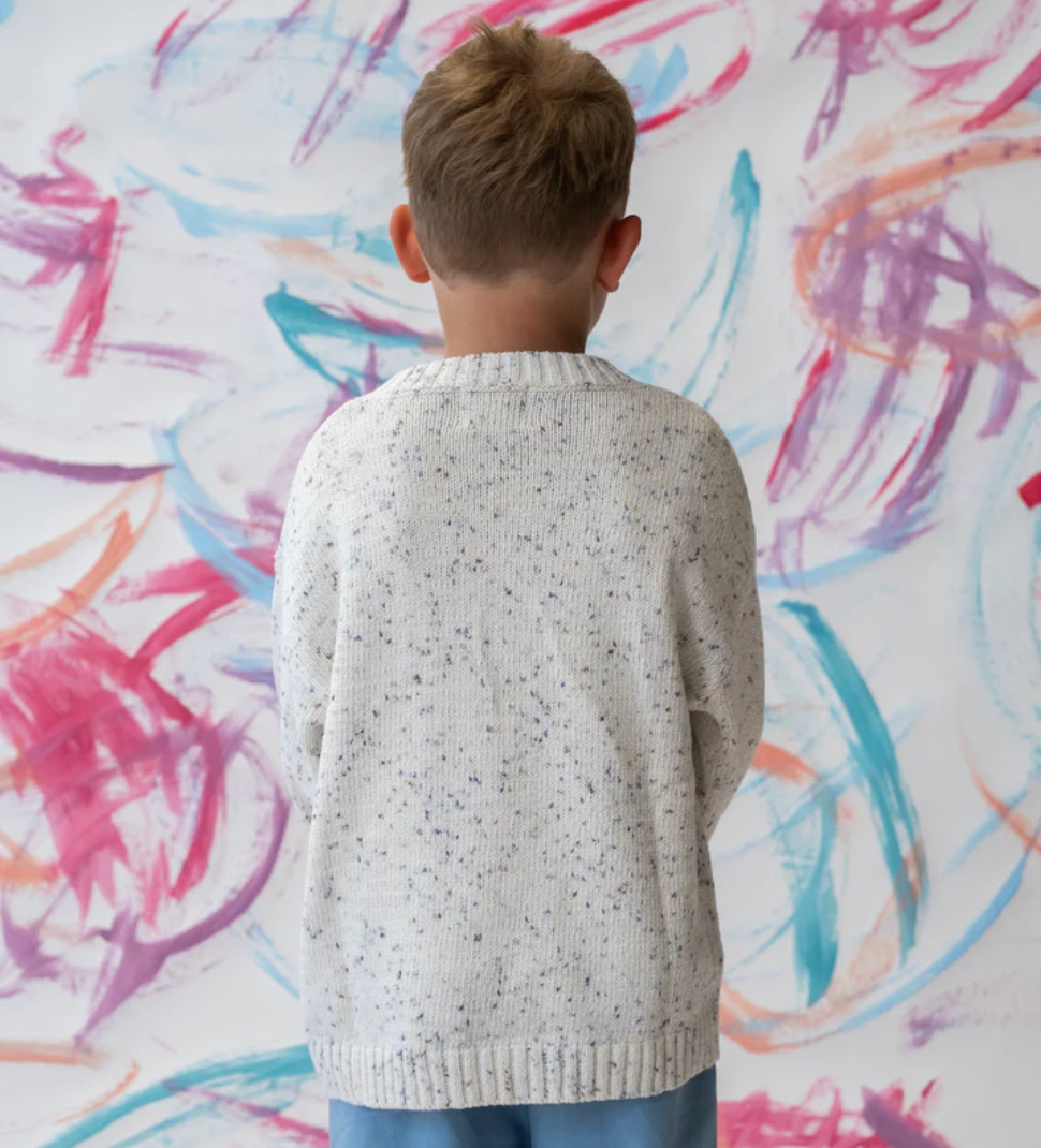 Organic Funfetti Knit Pull Over