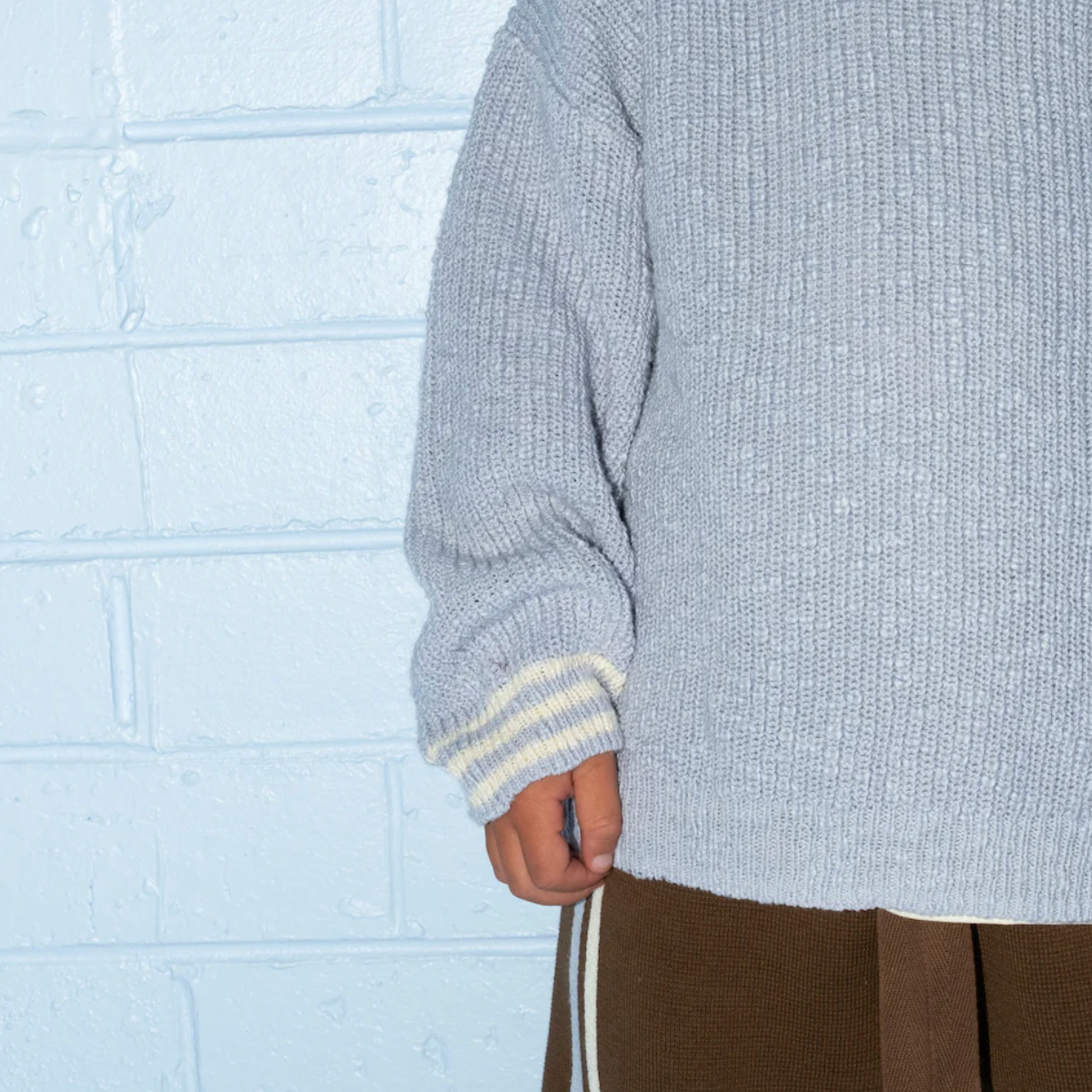 Organic Essential Textured Knit Pull Over