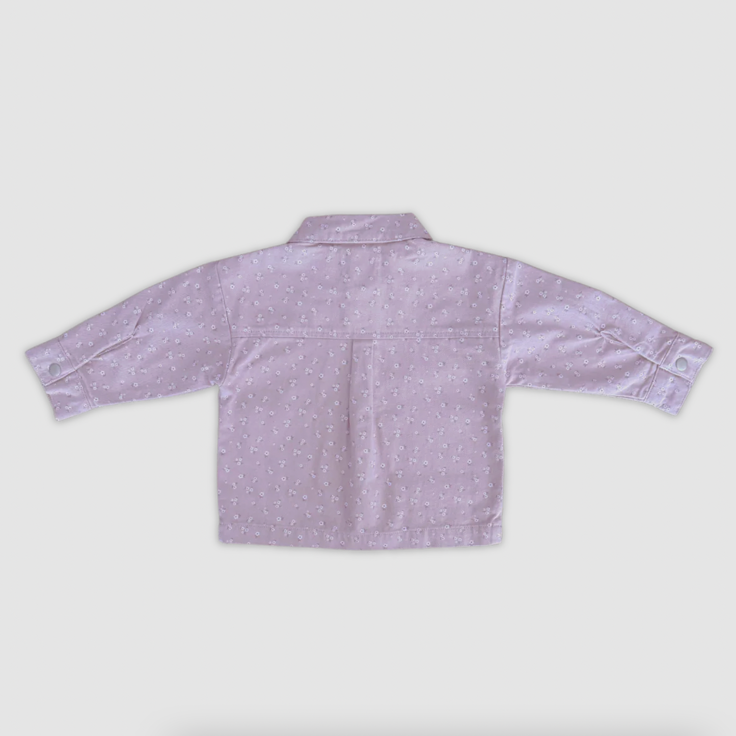 Organic Bloom Denim Shirt Jacket