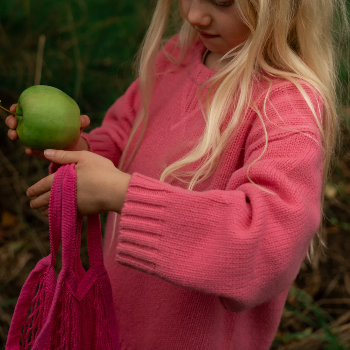 Merino Blend Knit Pull Over, Raspberry