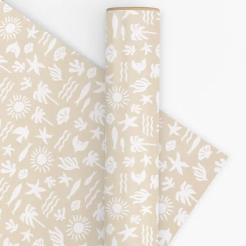Surf and Sand Wrapping Paper