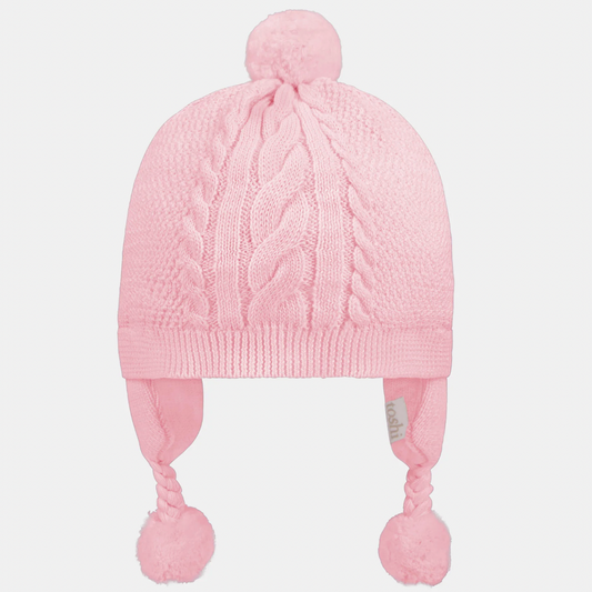Yummy Earmuff Beanie, Misty Rose