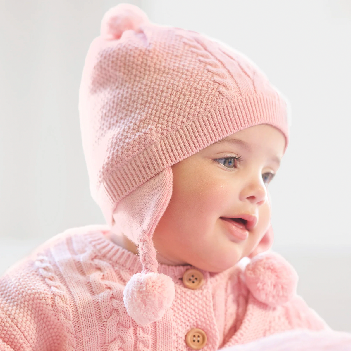 Yummy Earmuff Beanie, Misty Rose