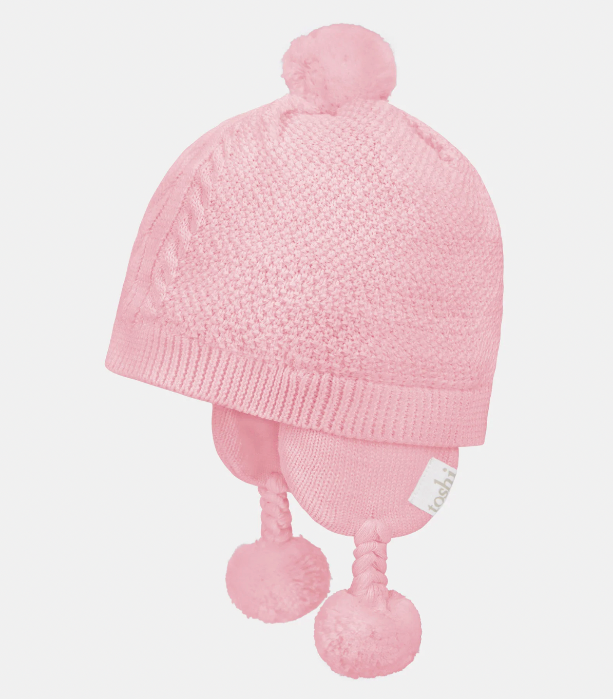 Yummy Earmuff Beanie, Misty Rose