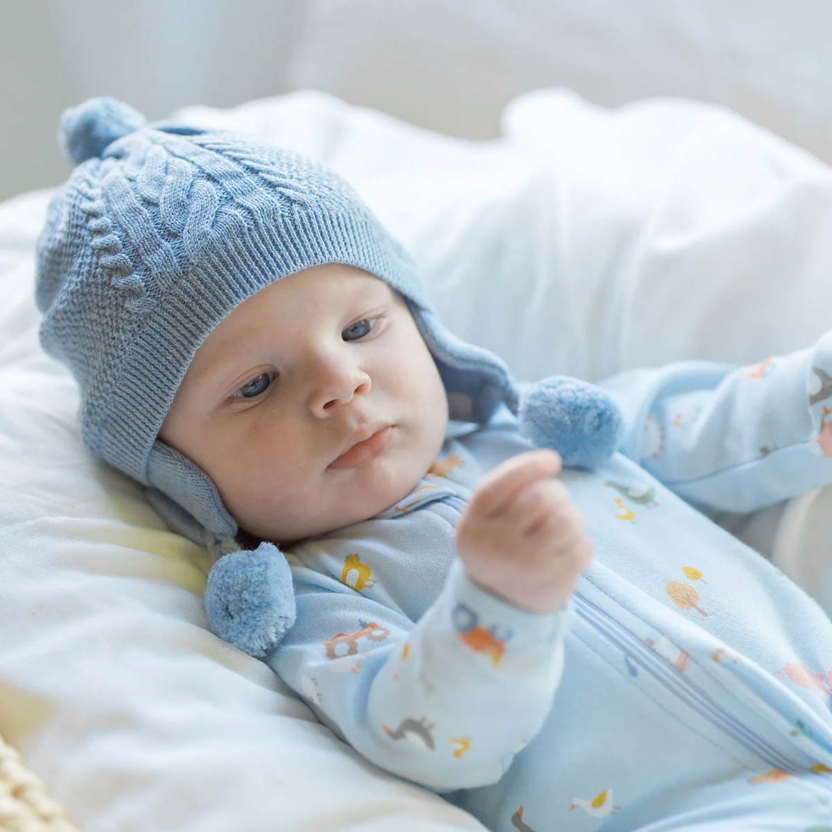 Yummy Earmuff Beanie, Bluebell