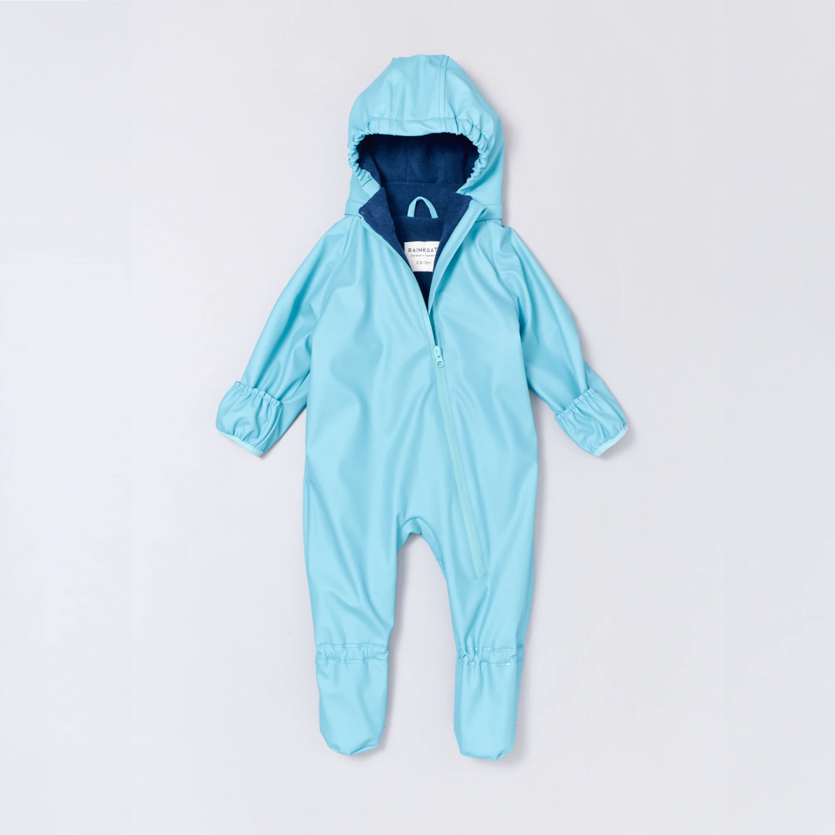 Snowsuit Crawler, Aqua Blue