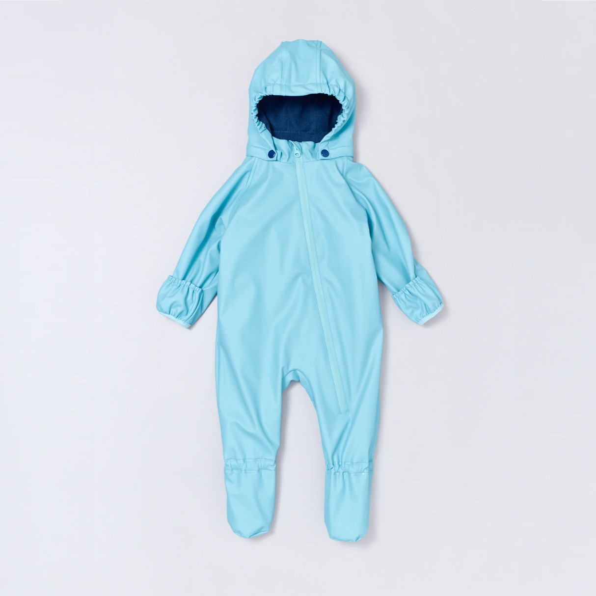 Snowsuit Crawler, Aqua Blue