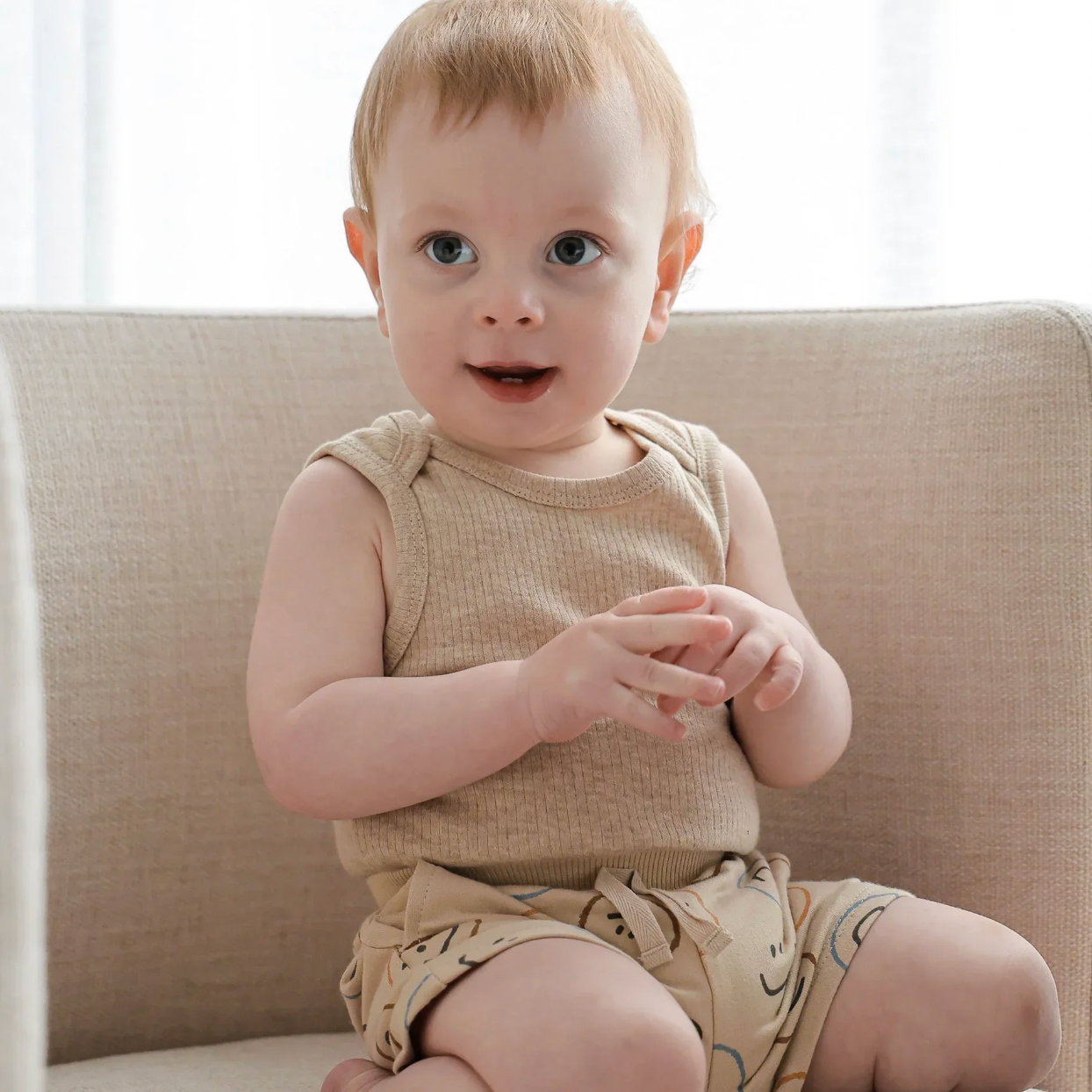 Organic Cotton Singlet Bodysuit