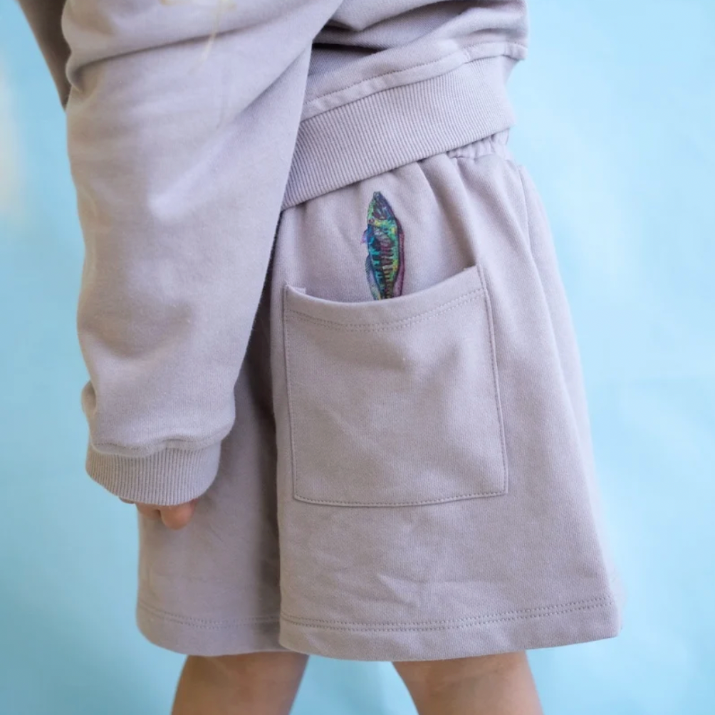 Parrot Fish Shorts, Grape