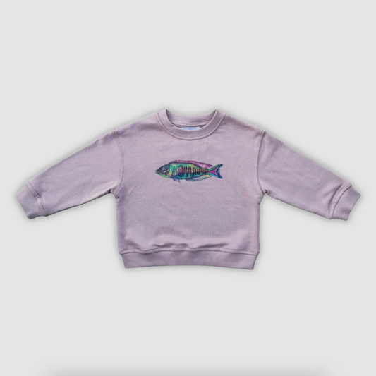 Parrot Fish Jumper, Grape