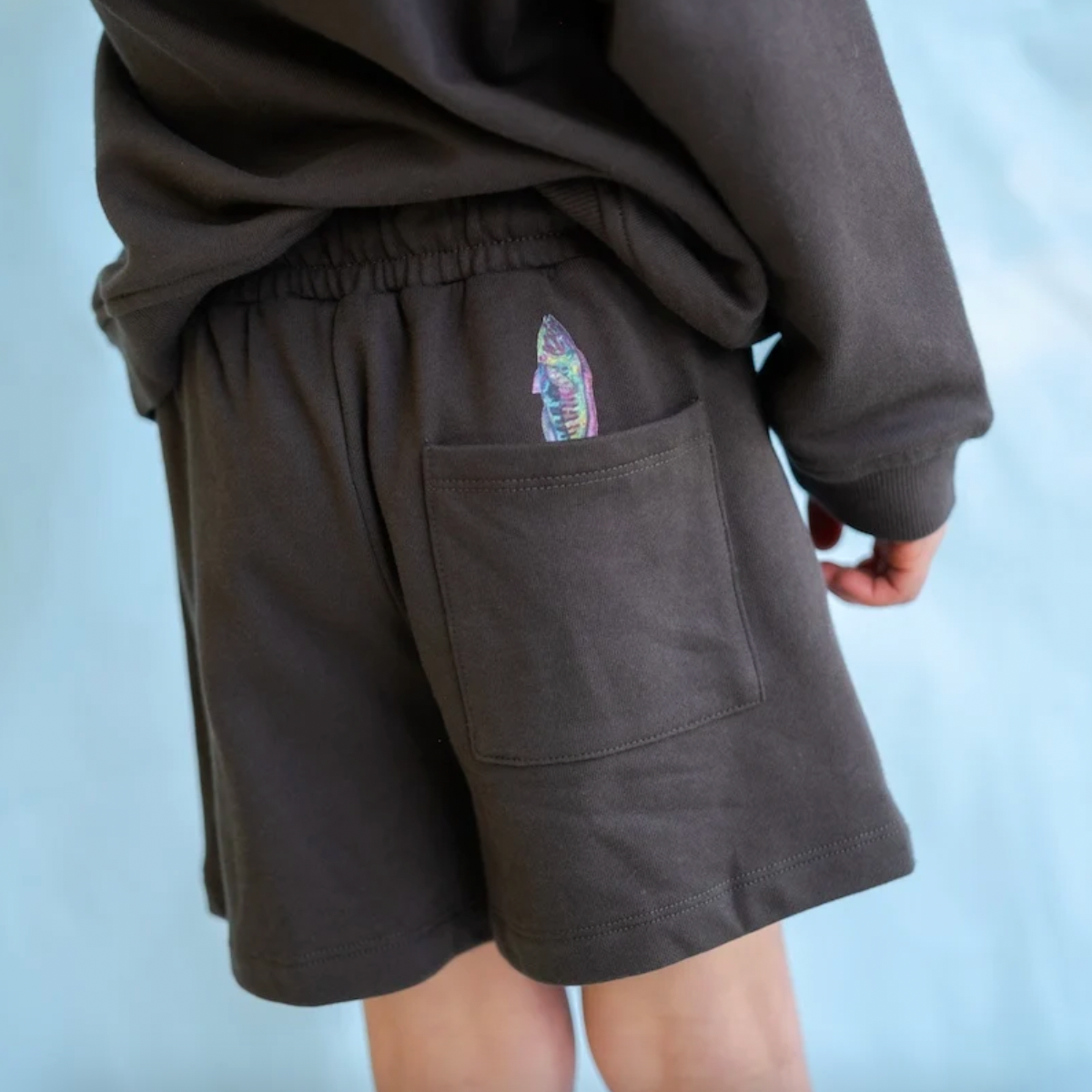 Parrot Fish Shorts, Ash