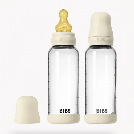 Baby Glass Bottle Set, 2 Pack LATEX