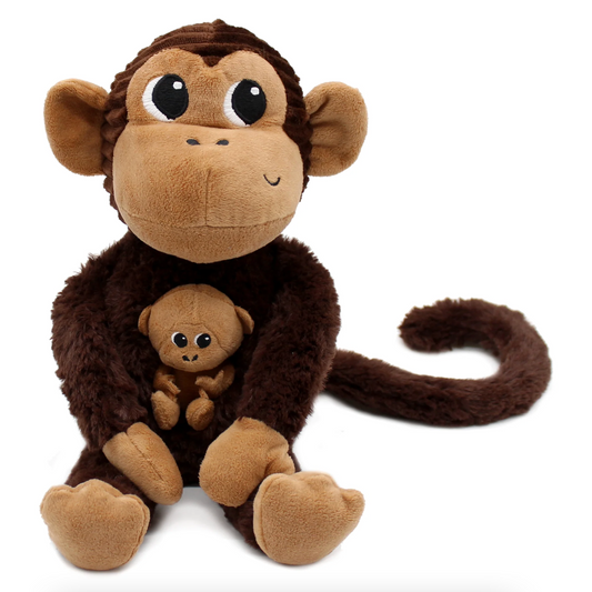 Zazou the Monkey, Mum & Baby