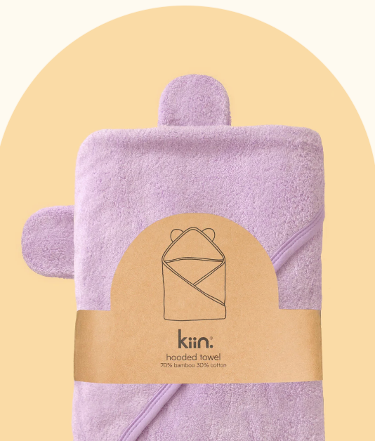 Hooded Towel, Lilac