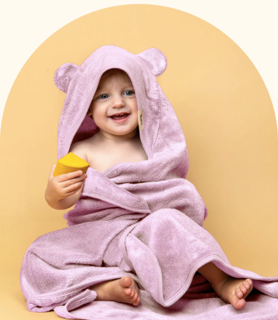 Hooded Towel, Lilac