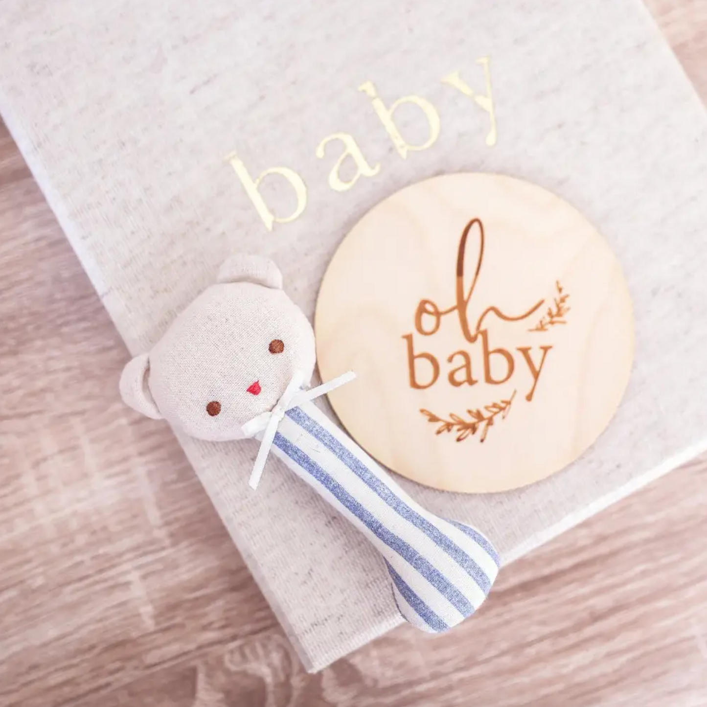 Ted Stick Rattle, Blue