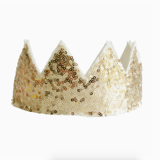 Sequin Crown, Gold
