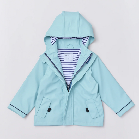 Stripy Sailor Jacket, Seafoam
