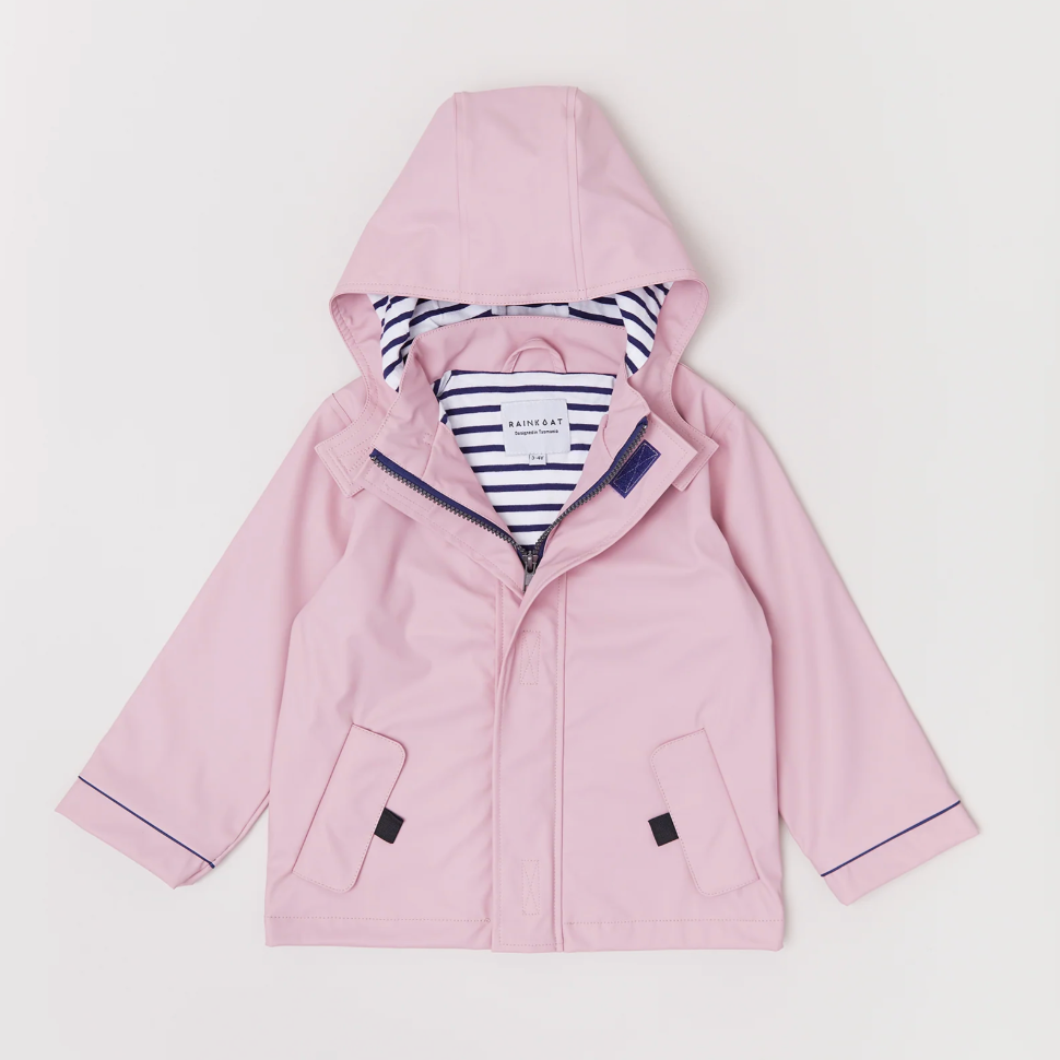 Stripy Sailor Jacket, Blush Pink