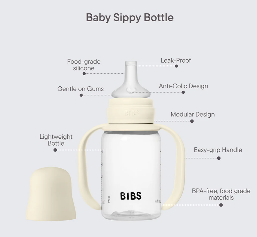 Baby Sippy Bottle 150ml, Sage