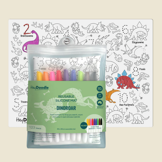 Dino Roar Colouring Mat