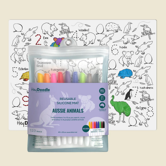 Aussie Animals Colouring Mat