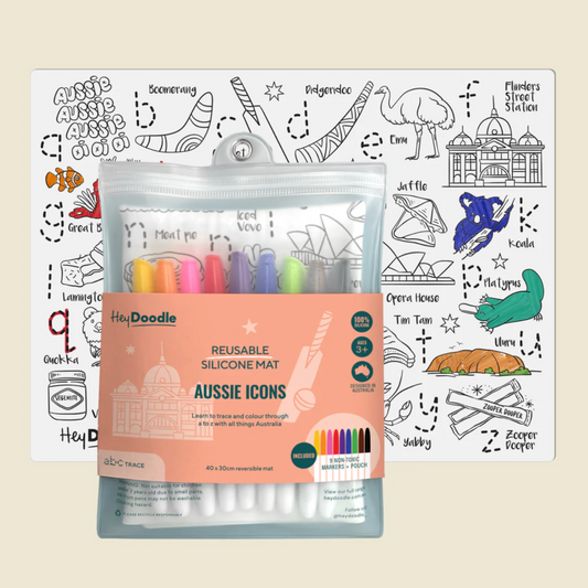 Aussie Icons Colouring Mat