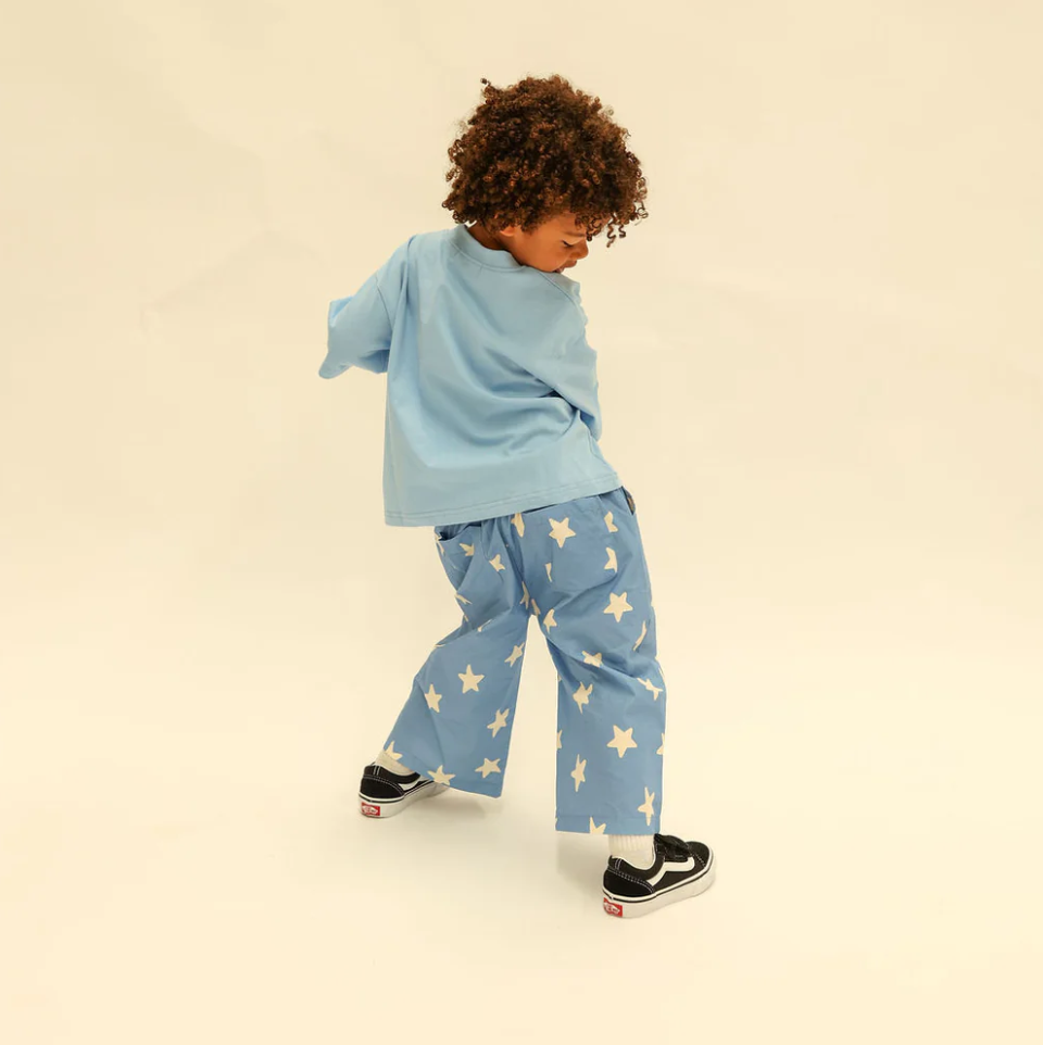 Dusty Star Pants, Cobalt Blue
