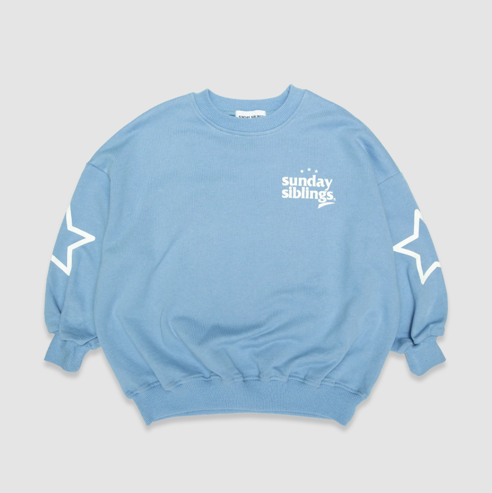 Siblings Set, Blue Sweater