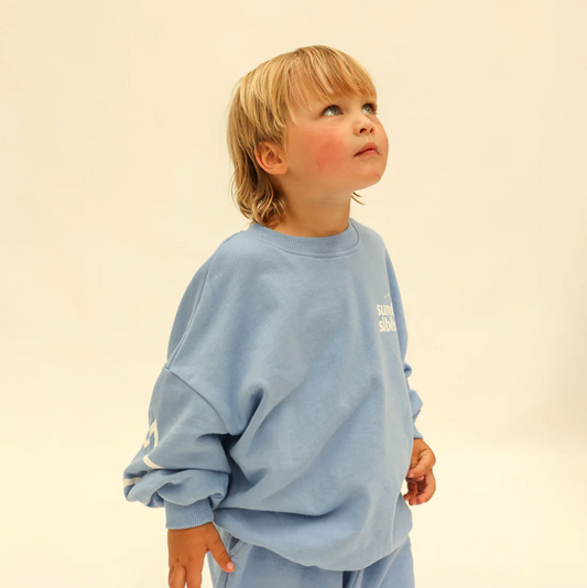 Siblings Set, Blue Sweater