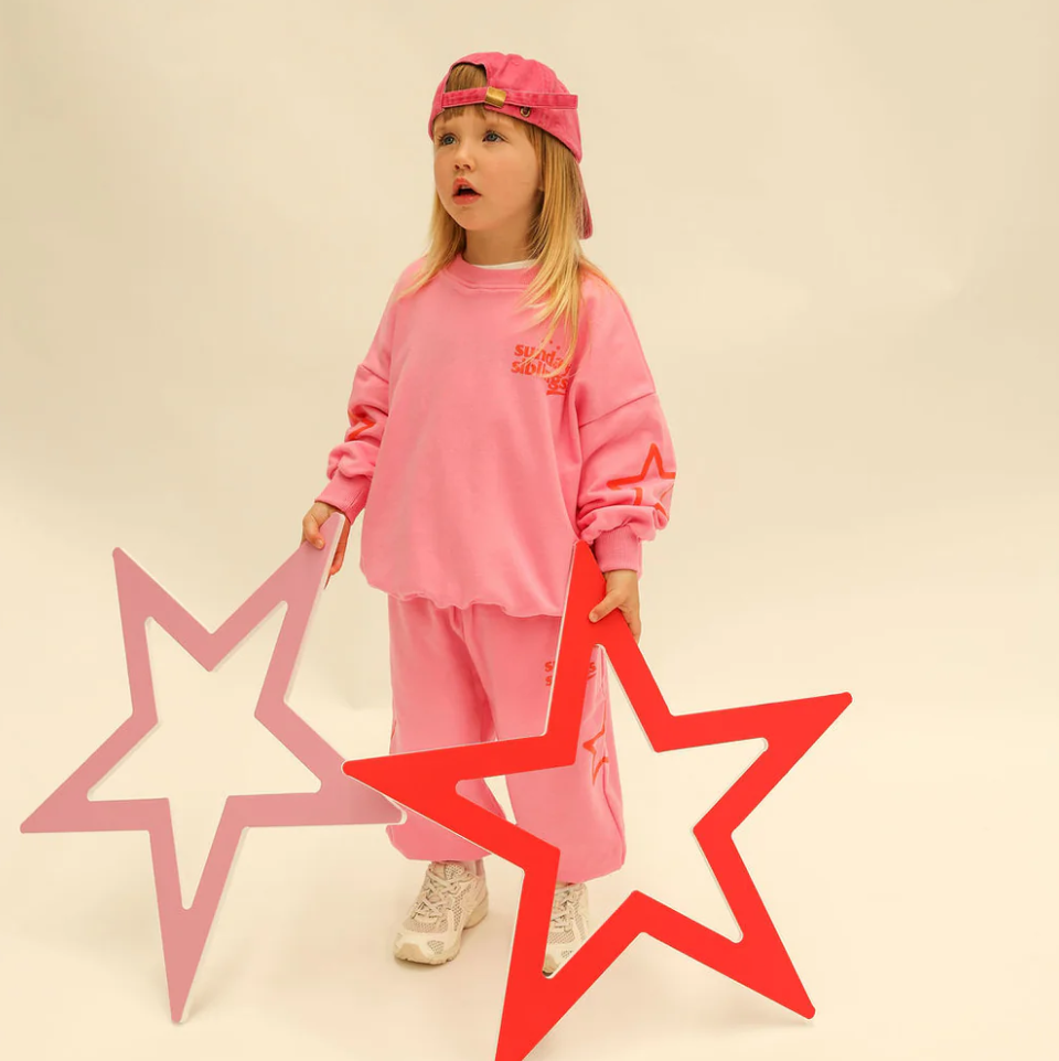 Siblings Set, Pink Sweater