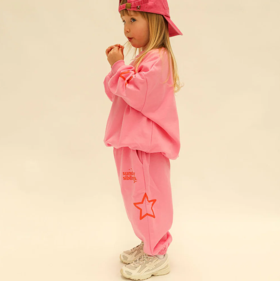 Siblings Set, Pink Sweater
