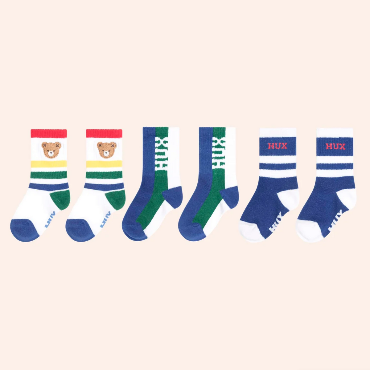 3pk Boys Sports Socks
