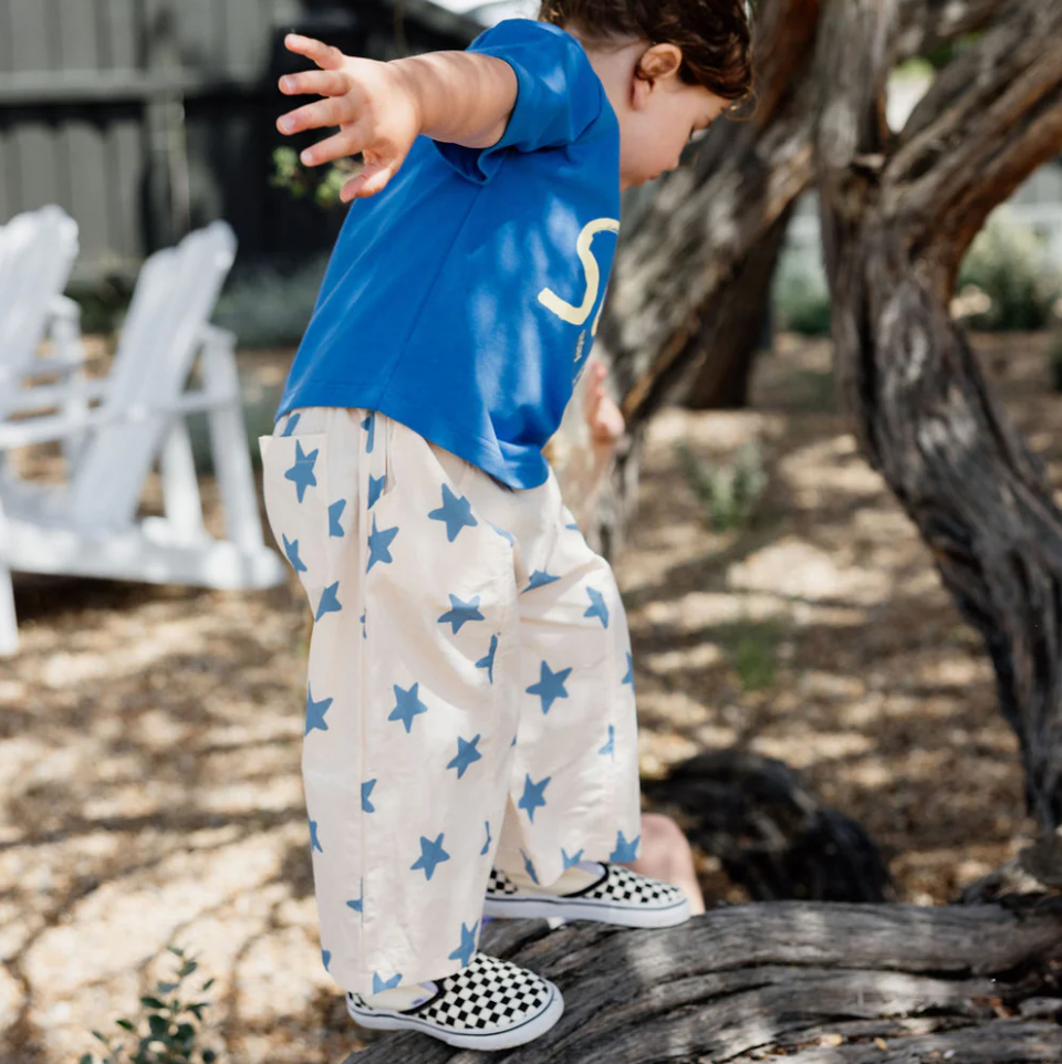 Dusty Star Pants, Blue